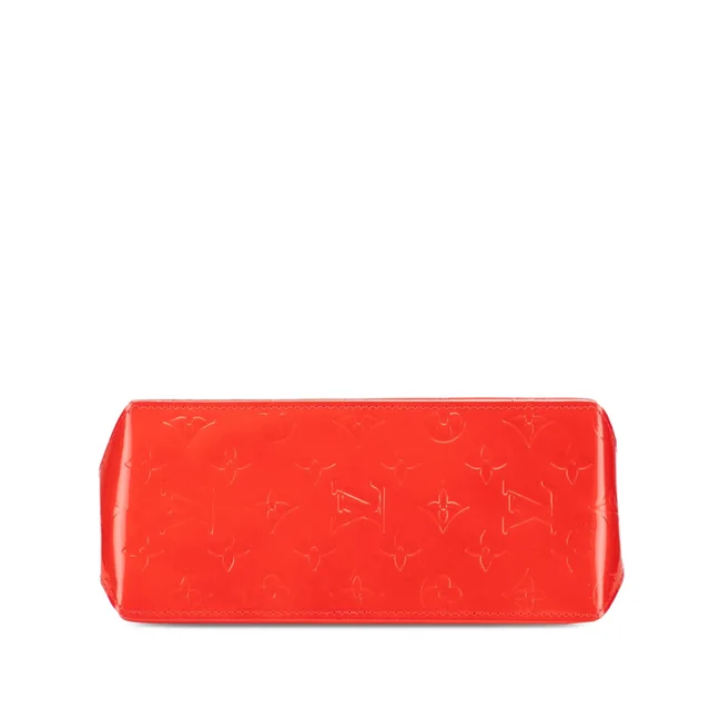 Red Louis Vuitton Monogram Vernis Reade PM Handbag in Red Leather from Designer Revival, photo 2 of 2