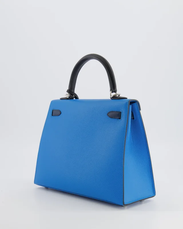 Hermès Kelly II Tricolour 25 Sellier Bag in Black Epsom leather from Sellier, photo 8 of 21