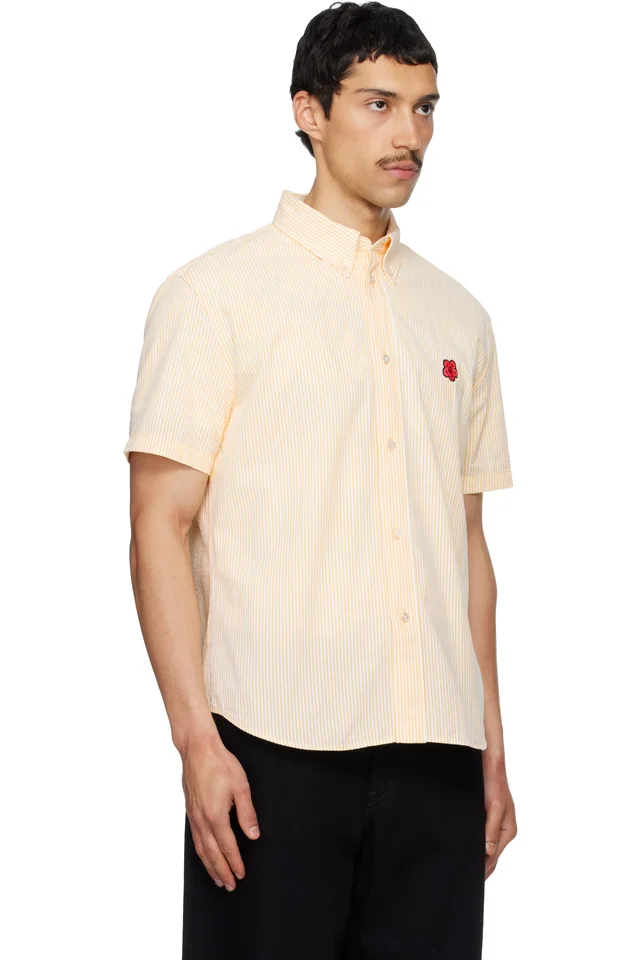 Yellow Kenzo Paris 'Boke Flower' Short Sleeve Shirt, photo 2 of 2 from SSENSE