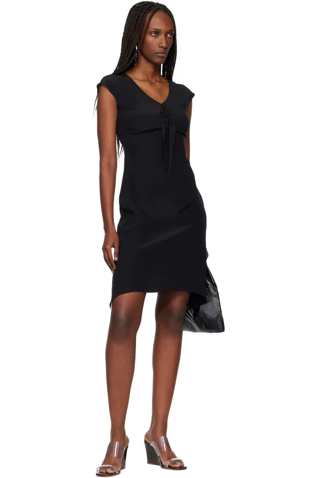 Maryam Nassir Zadeh Black Reneir Midi Dress, photo 4 of 4 from SSENSE