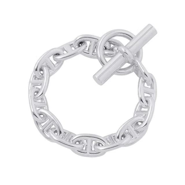 Hermès Chaine d'Ancre Bracelet 13 frames Size MM SV925 from GALLERY RARE