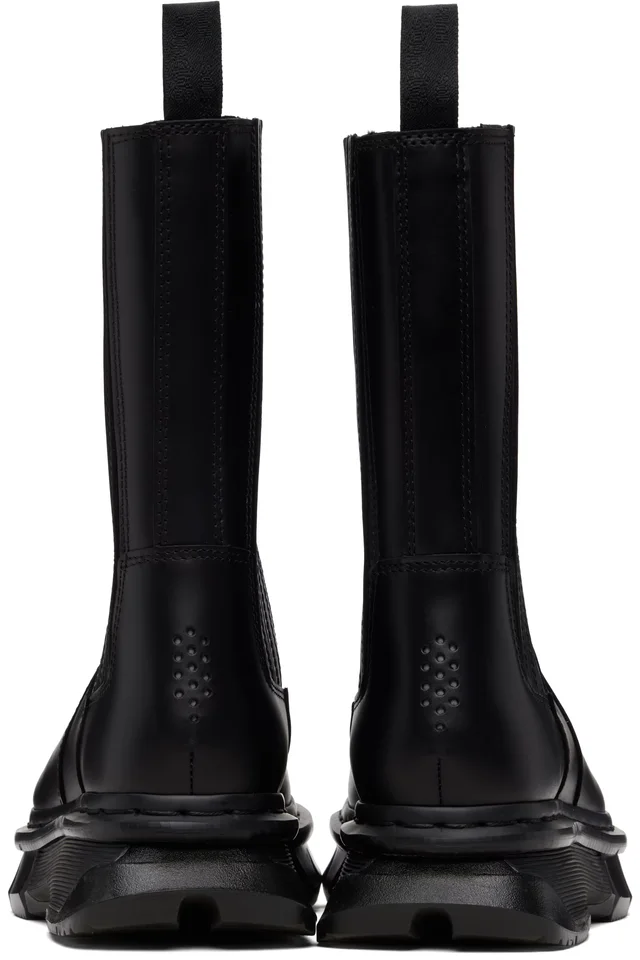 Dr. Martens Black 14XX Qubist Chelsea Boots, photo 2 of 2 from SSENSE