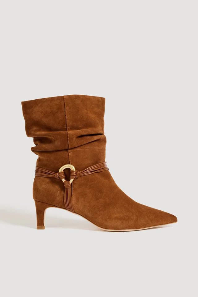 AJE Mae Slouchy Low Boot in Brown from Aje, photo 1 of 1