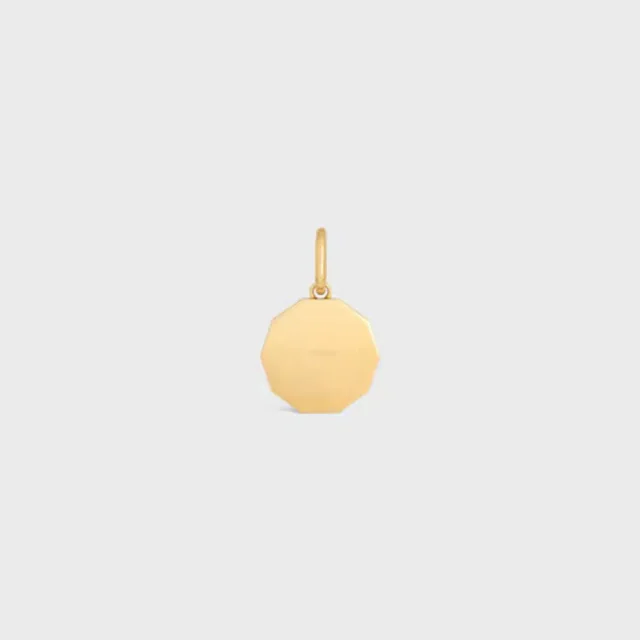 Celine Gold Zodiac Charm Pendant — Gold-plated Metal Necklaces in Gold from HEWI, photo 3 of 4