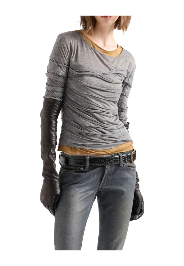 7 For All Mankind Draped Long Sleeve Sweater, image 1 of 1 from SENSER