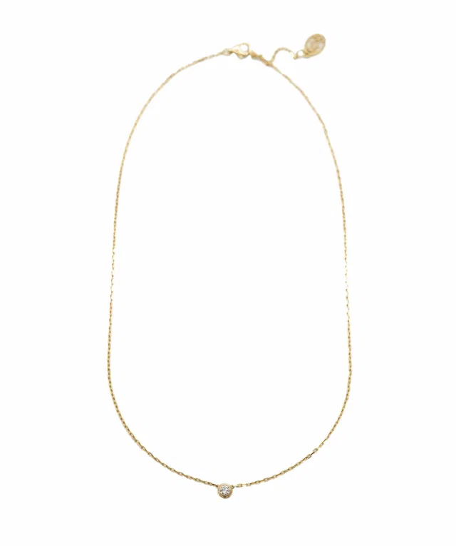 Cartier D'Amour Pendant Brilliant Cut Diamond Necklace Gold in Gold Leather from Luxury Promise