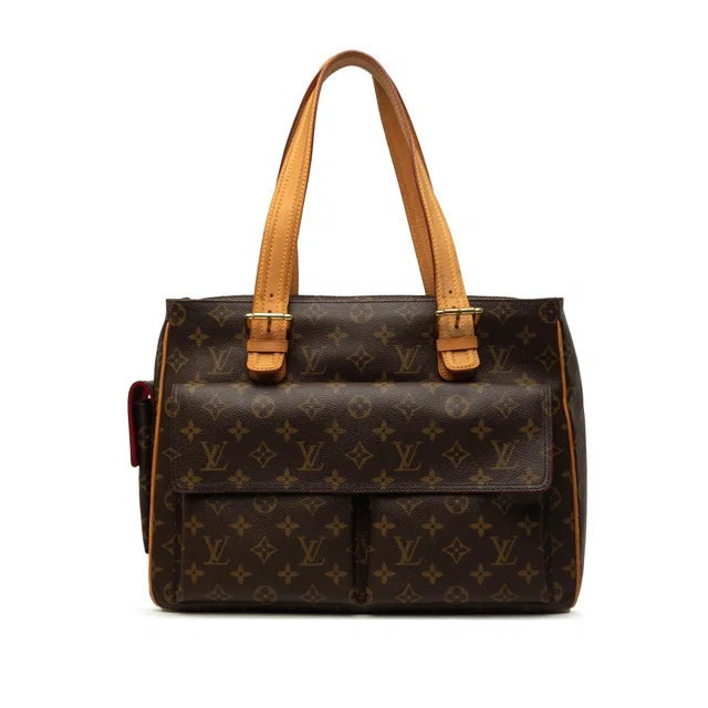 Brown Louis Vuitton Monogram Multipli Cite Tote Bag in Brown Coated canvas from Designer Revival