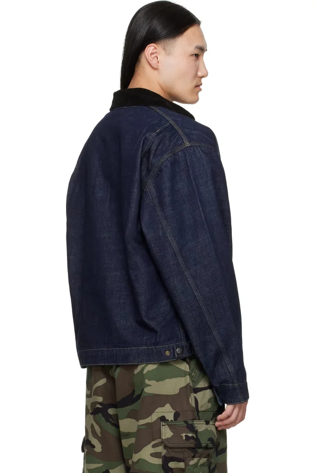 Carhartt Work In Progress Blue OG Detroit Denim Jacket, photo 3 of 4 from SSENSE