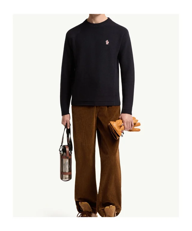Moncler Grenoble Logo-Patch Crewneck Jumper, photo 4 of 6 from SENSER