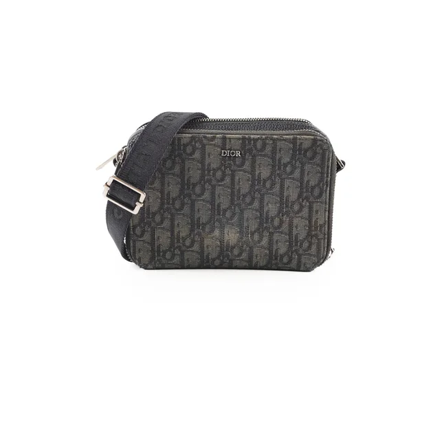 Dior Camera Bag Oblique/Navy in Navy Canvas from The Purse Affair
