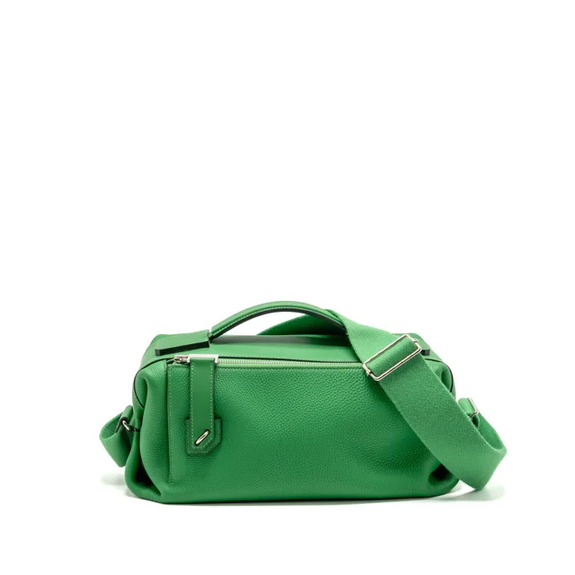Hermès EMILE 30 BAG TOGO/SWIFT Bamboo SHW STAMP Y in Togo leather from EMIER