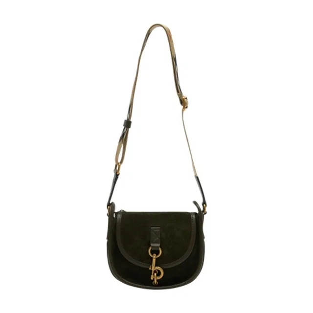 Burberry B Clip Crossbody Bag — Green Calfskin in Green Calfskin from HEWI