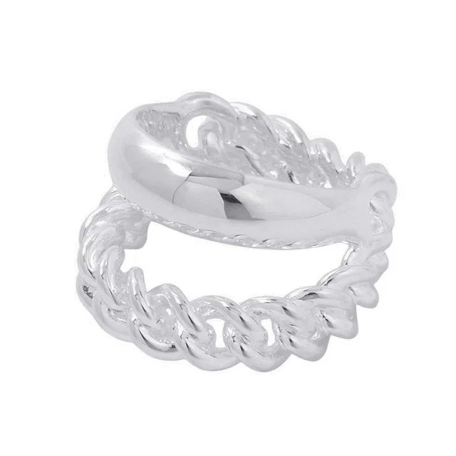 Hermès BoucleSellier Inflexible Ring Size MM/53/#13 SV925 from GALLERY RARE