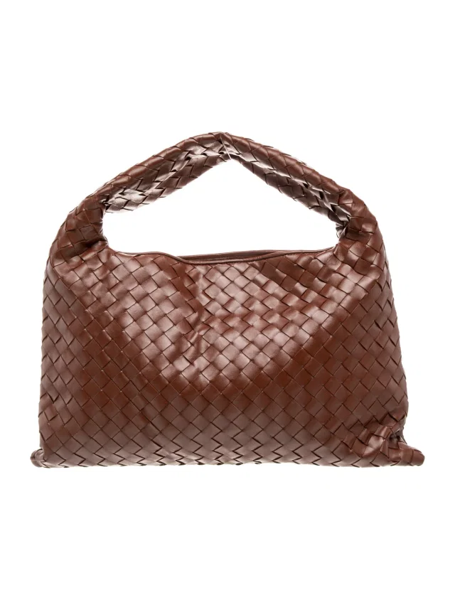 Bottega Veneta Intrecciato Tote w/ Tags in brown|red Woven leather from The RealReal