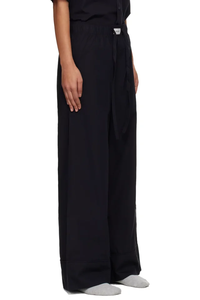 Entire Studios Black Pajama Lounge Pants, photo 2 of 4 from SSENSE