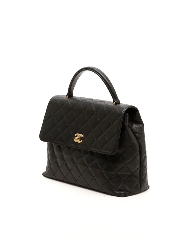 Chanel Caviar Kelly Top Handle Bag in Caviar leather from A Retro Tale, photo 2 of 2