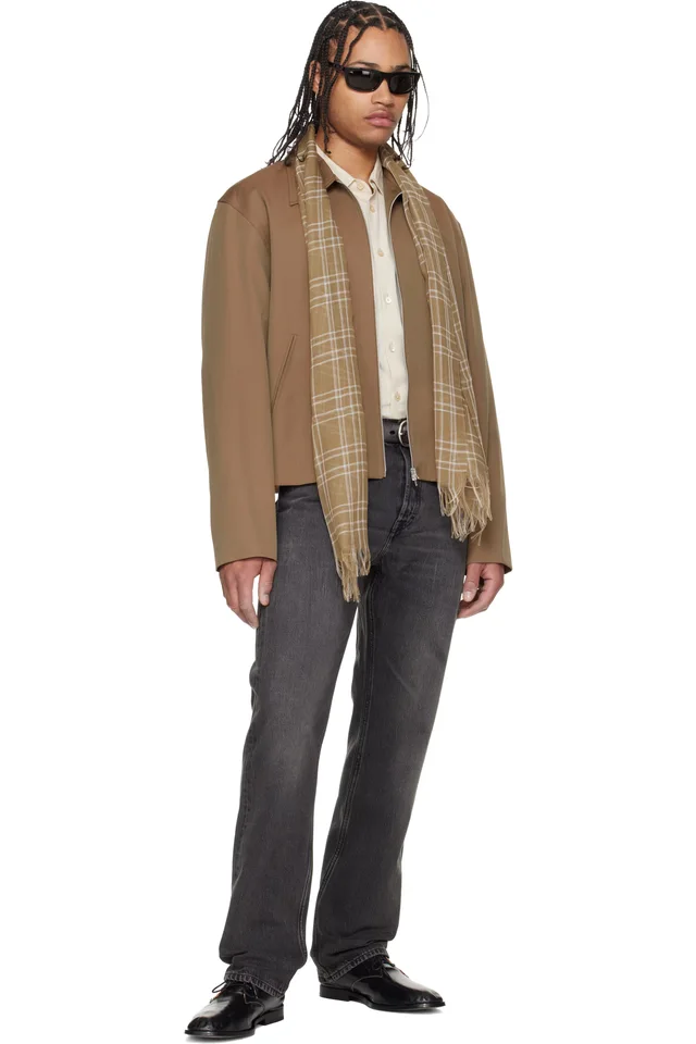 OUR LEGACY Brown Mini Jacket, photo 4 of 4 from SSENSE
