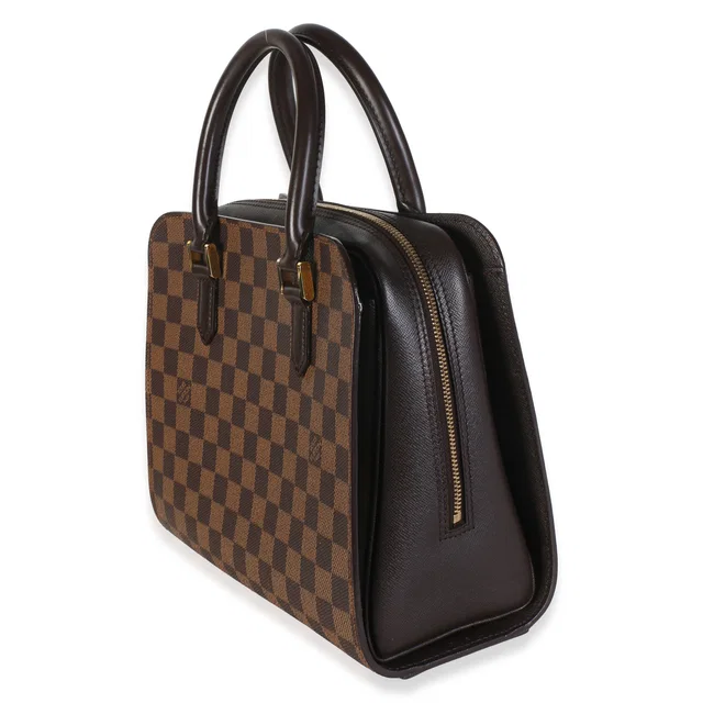 Louis Vuitton Damier Ebene Canvas Triana PM in Brown Canvas from myGemma