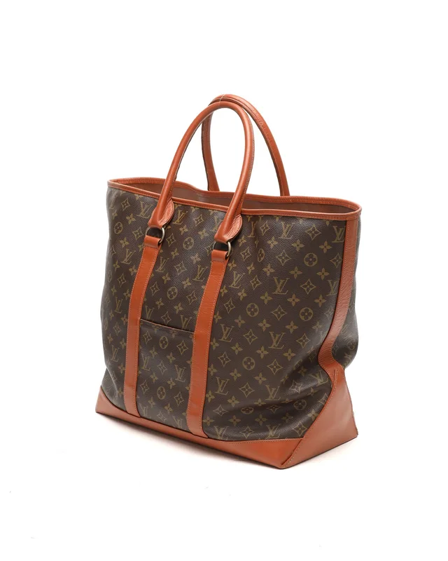 Louis Vuitton Monogram Sac Weekend Tote Bag in Coated canvas from A Retro Tale, photo 3 of 10
