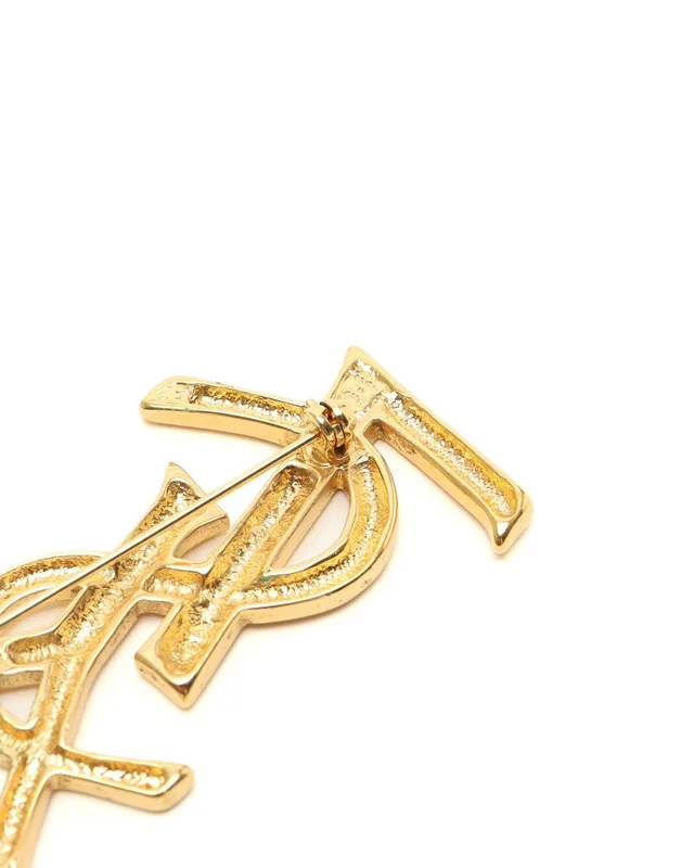 Saint Laurent Logo Brooch from A Retro Tale, photo 3 of 3