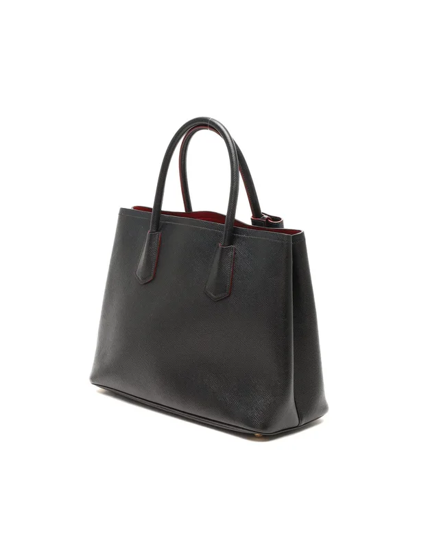 Prada Saffiano Medium Cuir Tote Bag in Saffiano leather from A Retro Tale, photo 3 of 11