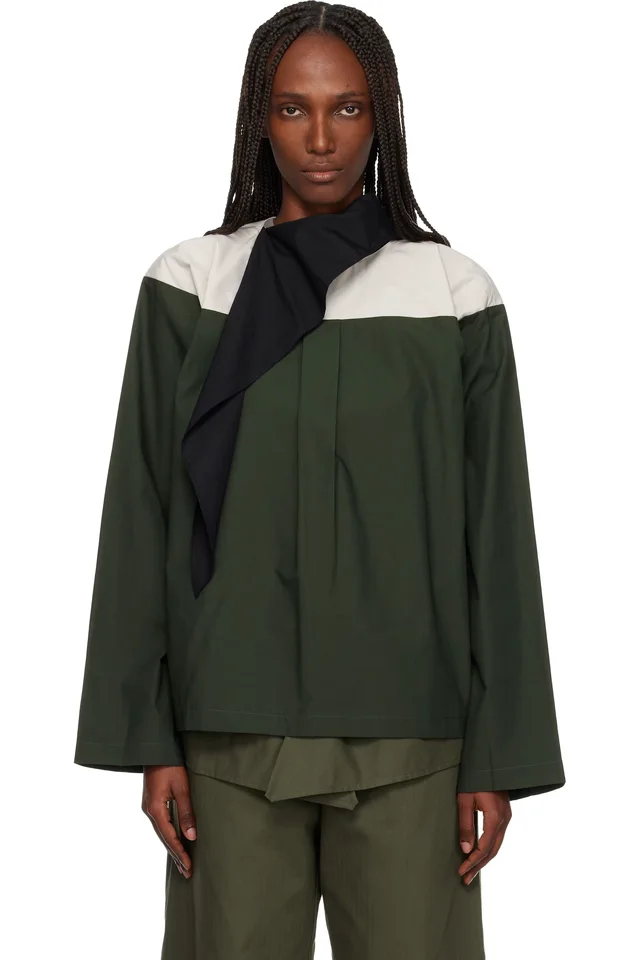 Green Compass Blouse, image 1 of 1 from SSENSE