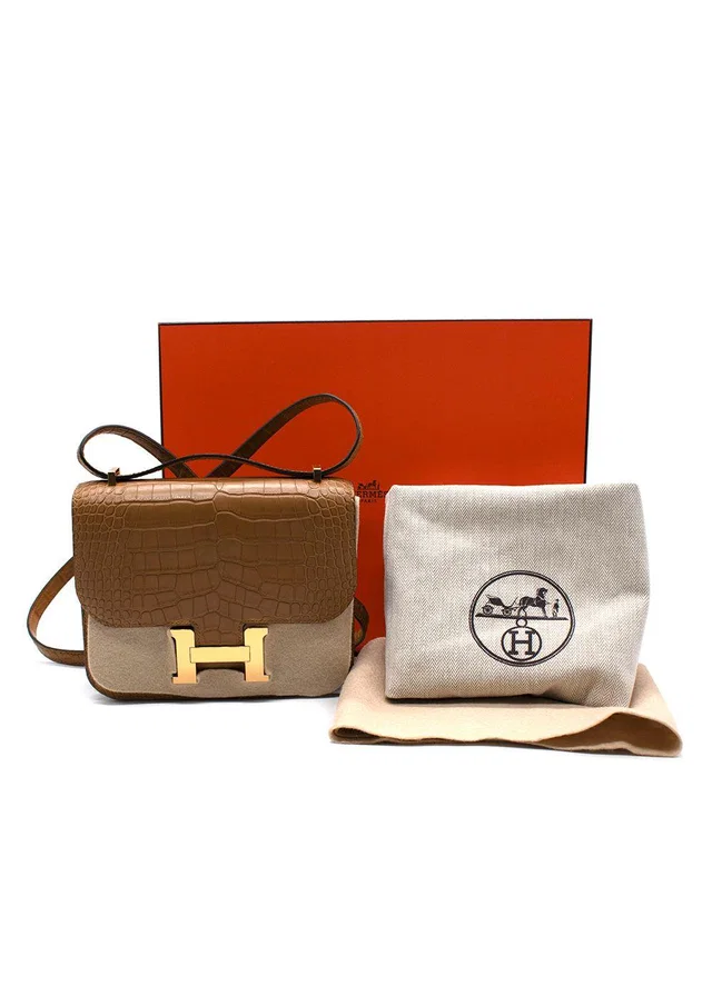 Hermès Constance 18 in Crocodile from HEWI