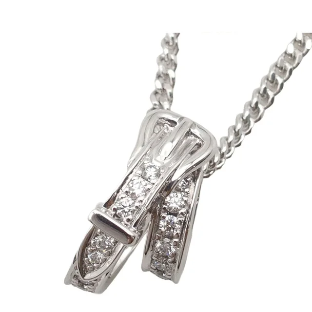 Hermès Etriviere Necklace White Gold 18k Diamond in White from The Reluxe