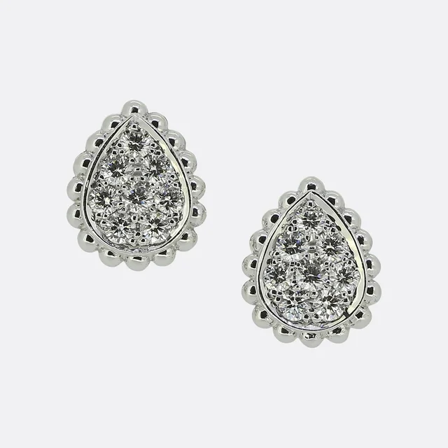 Boucheron Serpent Bohème Diamond Stud Earrings from The Vintage Jeweller