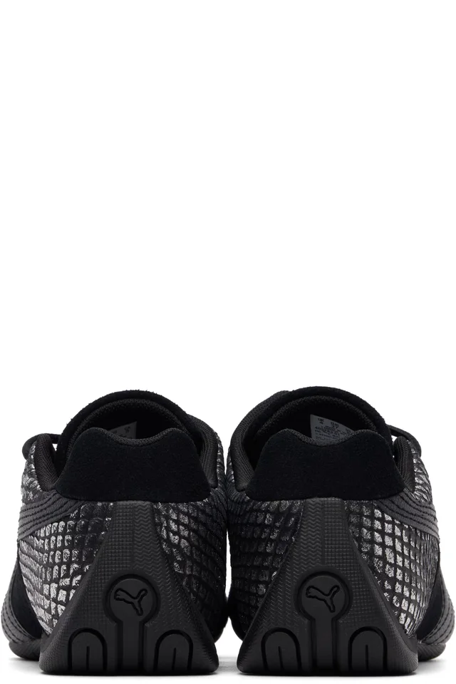 PUMA Black Future Cat Emboss Sneakers, photo 2 of 4 from SSENSE
