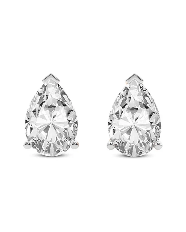 Lab Grown Diamonds 14K 4.00 ct. tw. Lab-Grown Diamond Earrings, image 1 of 1 from Rue La La