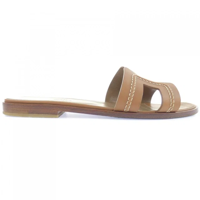 Hermès Sandals Brown in Brown from The Reluxe