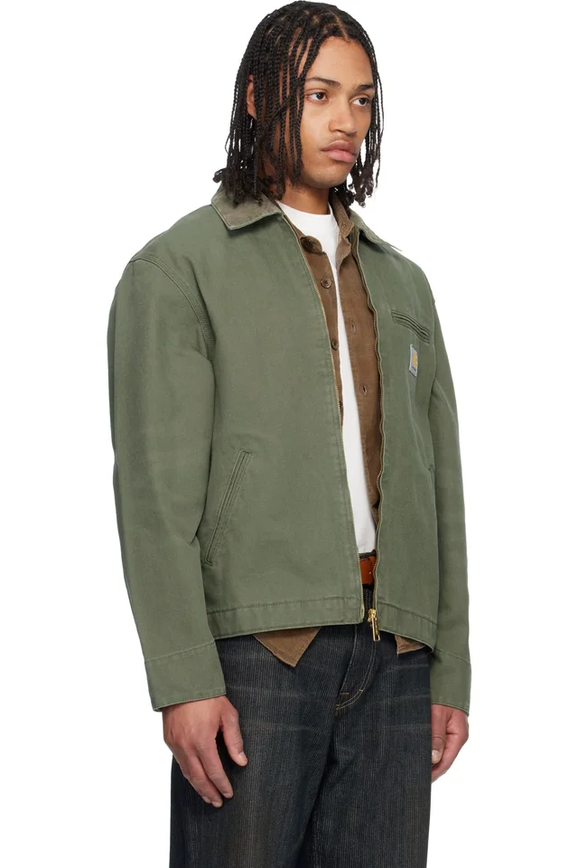 Carhartt Work In Progress Green Detroit Jacket, photo 2 of 4 from SSENSE