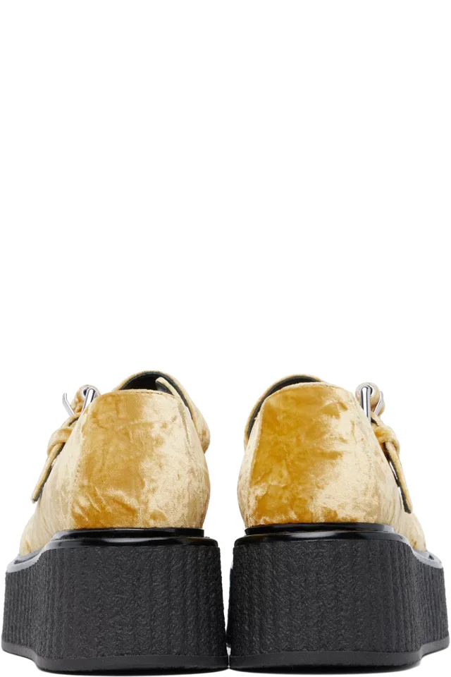 Moschino Yellow Olivia Loafers, photo 2 of 2 from SSENSE