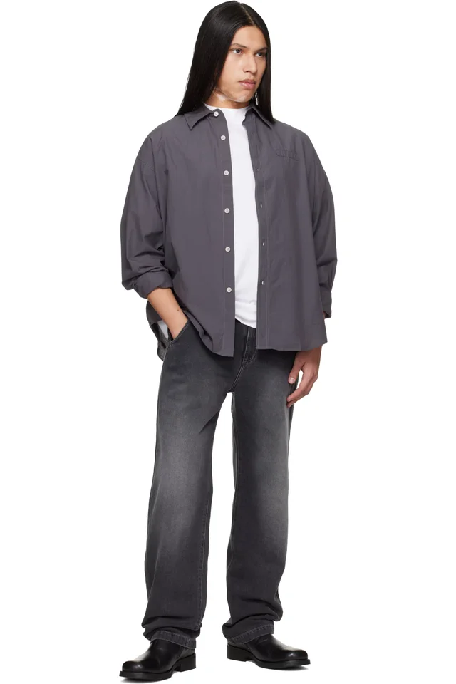 mfpen Gray Essay Shirt, photo 4 of 4 from SSENSE