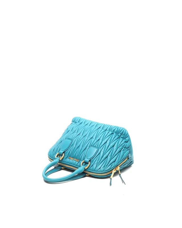 Miu Miu Matelassé Top Handle Bag in Satin from A Retro Tale, photo 4 of 8