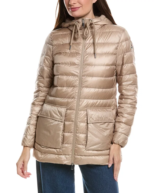 Moncler Jasmin Hooded Short Down Jacket, image 1 of 1 from Rue La La