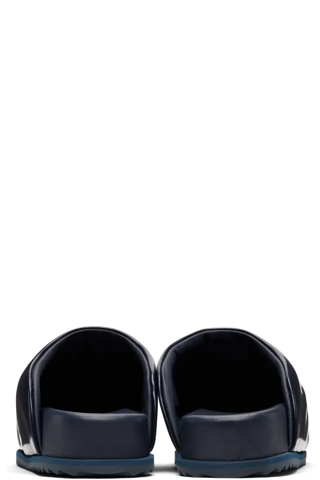 YUME YUME Navy Truck Slide Loafers, photo 2 of 5 from SSENSE