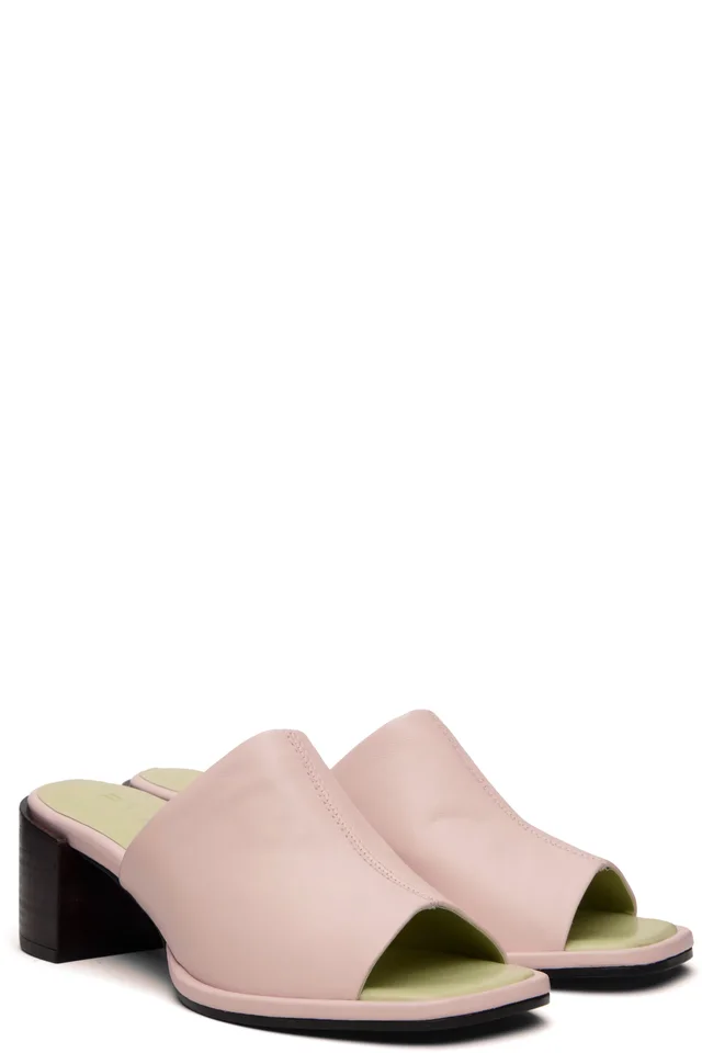 BY FAR Pink Francisco Heeled Sandals, photo 4 of 5 from SSENSE