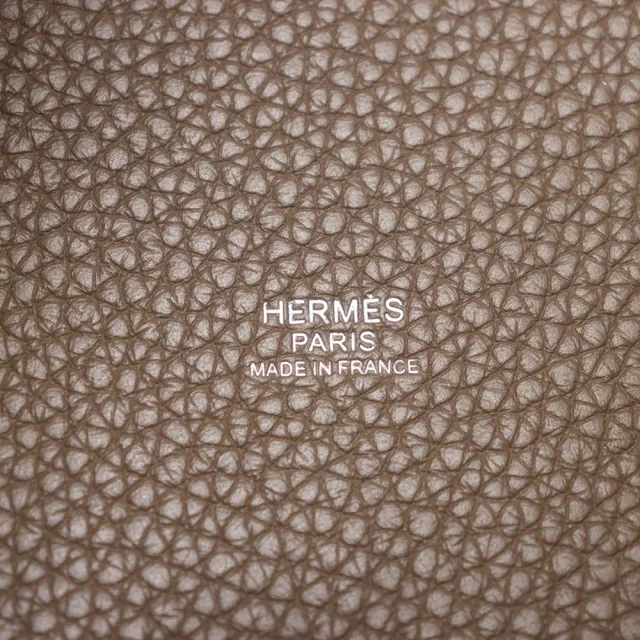 Hermès Picotin Lock Etoupe Taurillon Clemence Size PM in Taupe Clemence leather from GALLERY RARE, photo 11 of 12
