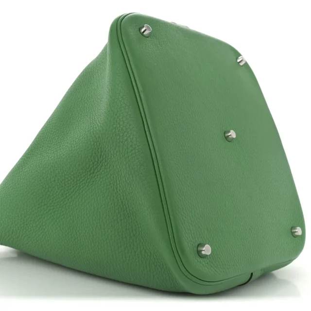 Hermès Taurillon Clemence Picotin Lock 26 GM Bamboo in Clemence leather from FASHIONPHILE, photo 9 of 10