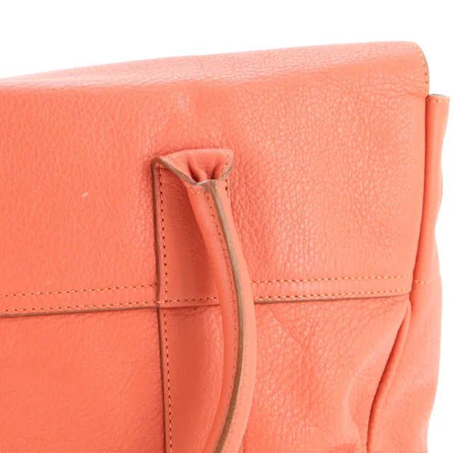 Mulberry New Bayswater Satchel Leather Medium in orange Leather from Rebag, photo 6 of 7