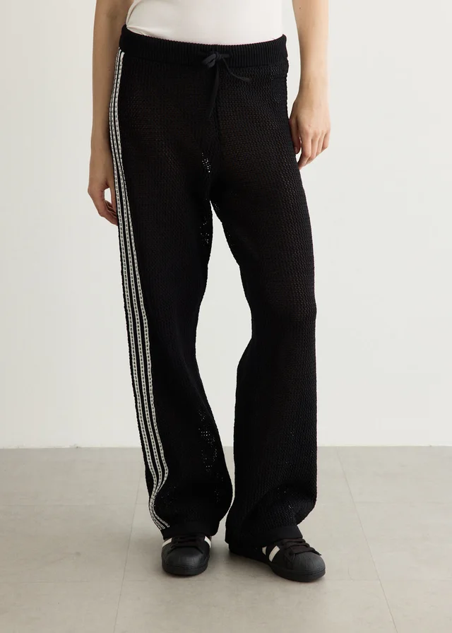 Adidas Crochet Track Pants in Black from Incu, photo 1 of 1