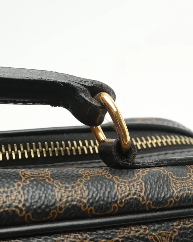Celine Macadam Satchel Messenger Bag in Canvas from A Retro Tale, photo 6 of 8