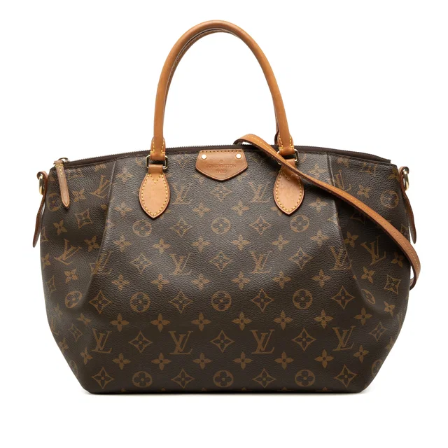 Brown Louis Vuitton Monogram Turenne MM Satchel in Brown Coated canvas from Designer Revival