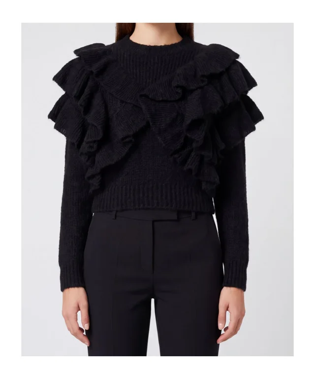 Elisabetta Franchi Knit Ruffled Jumper, photo 4 of 4 from SENSER
