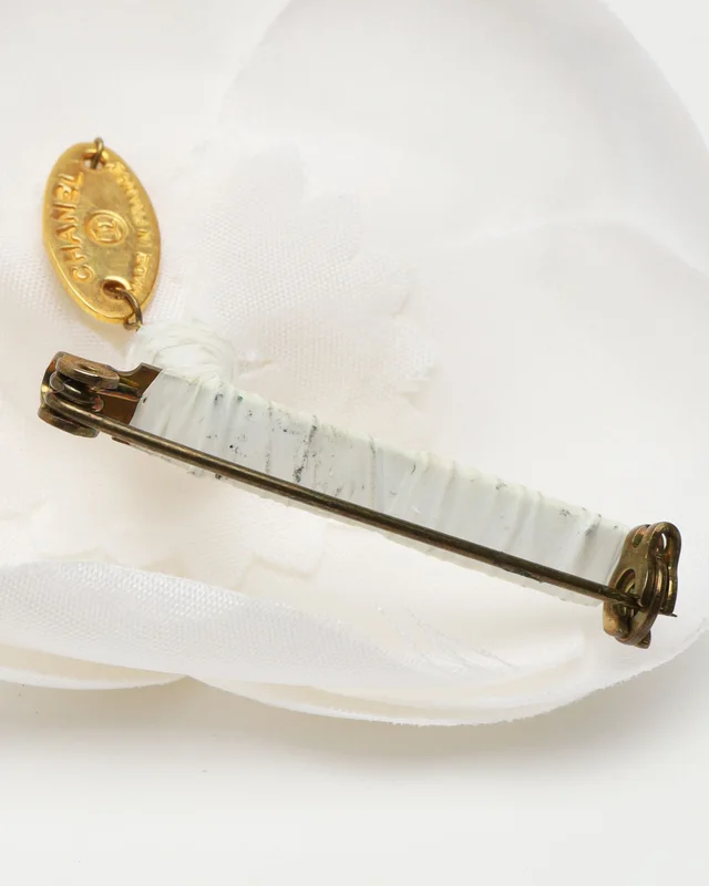 Chanel Camellia Corsages Brooch in Silk from A Retro Tale, photo 3 of 3