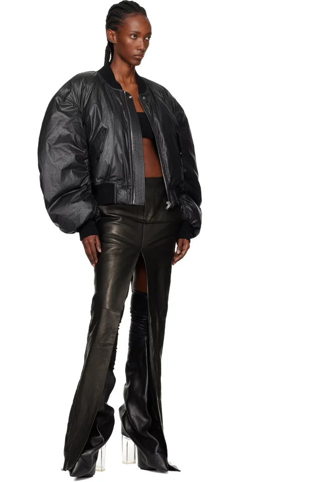 Rick Owens Black Concordians Slim Bandeau Top, photo 4 of 4 from SSENSE