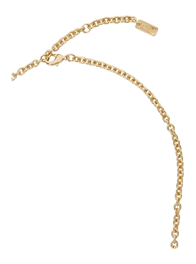 Chloé Twisted Metal Link Necklace — Gold Necklaces in Gold from HEWI, photo 2 of 2