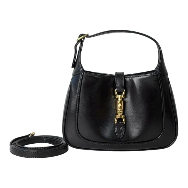 Gucci 1961 Black Leather Handbag Mini in Black Leather from Luxury Promise